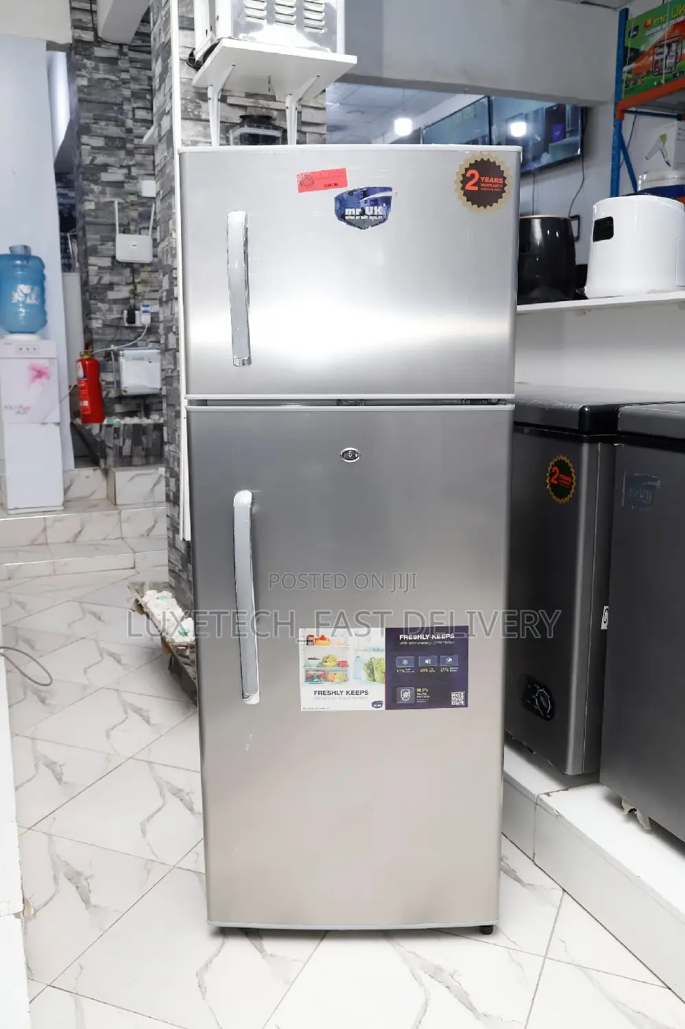 Mr UK Fridge 230 Litres Fast Cooler and Top Freezer