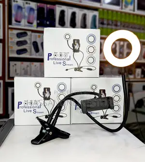 Desk Clamp Cell Phone Ring Light