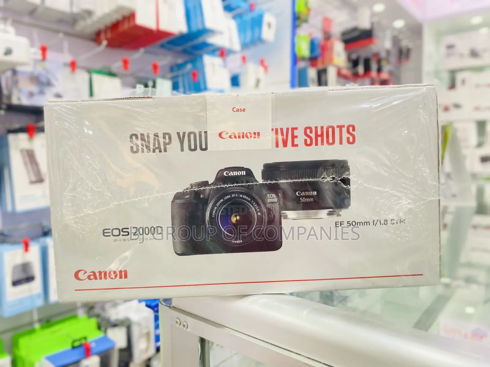 Canon EOS 2000 +18-55mm IS+50 1.8 STM Lens Kit