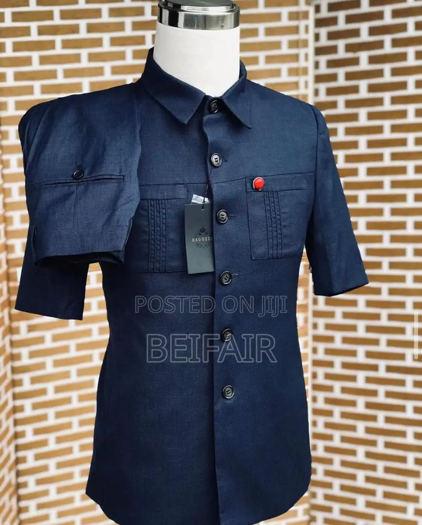 Kaunda Suti | Mikono Mifupi | Short Sleeves Kaunda Suits