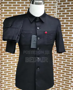 Kaunda Suti | Mikono Mifupi | Short Sleeves Kaunda Suits