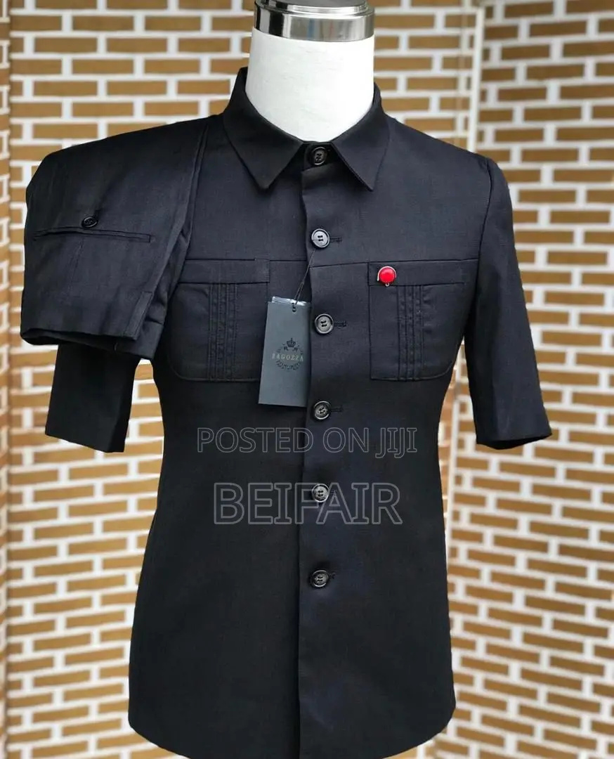 Kaunda Suti | Mikono Mifupi | Short Sleeves Kaunda Suits