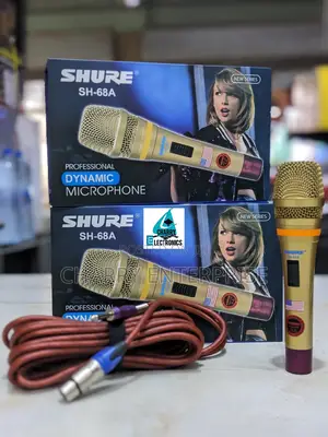 SHURE PROFESSIONAL DYNAMIC Wired Microphone / Mic  SH-68A