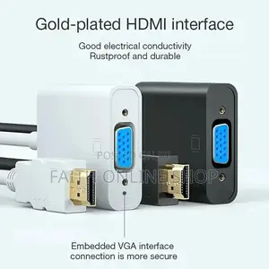  VGA (in) to HDMI (out) Converter Adapter