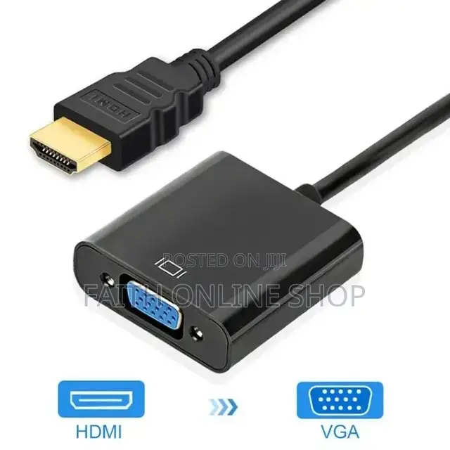 VGA (in) to HDMI (out) Converter Adapter