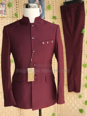 Safari Suti Kaunda| Maroon Colour