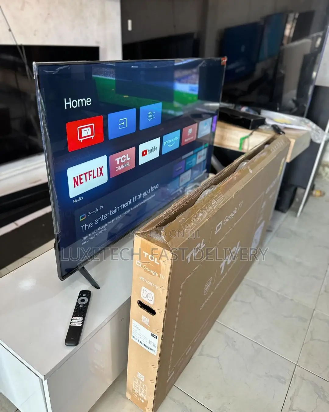TCL 50 Inches Smart Android Tv Uhd Quality Resolution