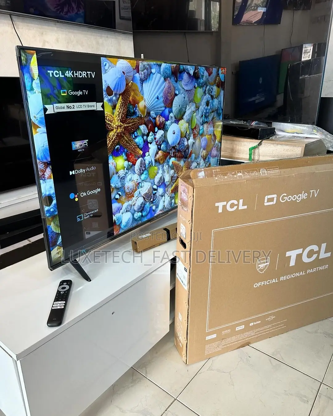 TCL 50 Inches Smart Android Tv Uhd Quality Resolution
