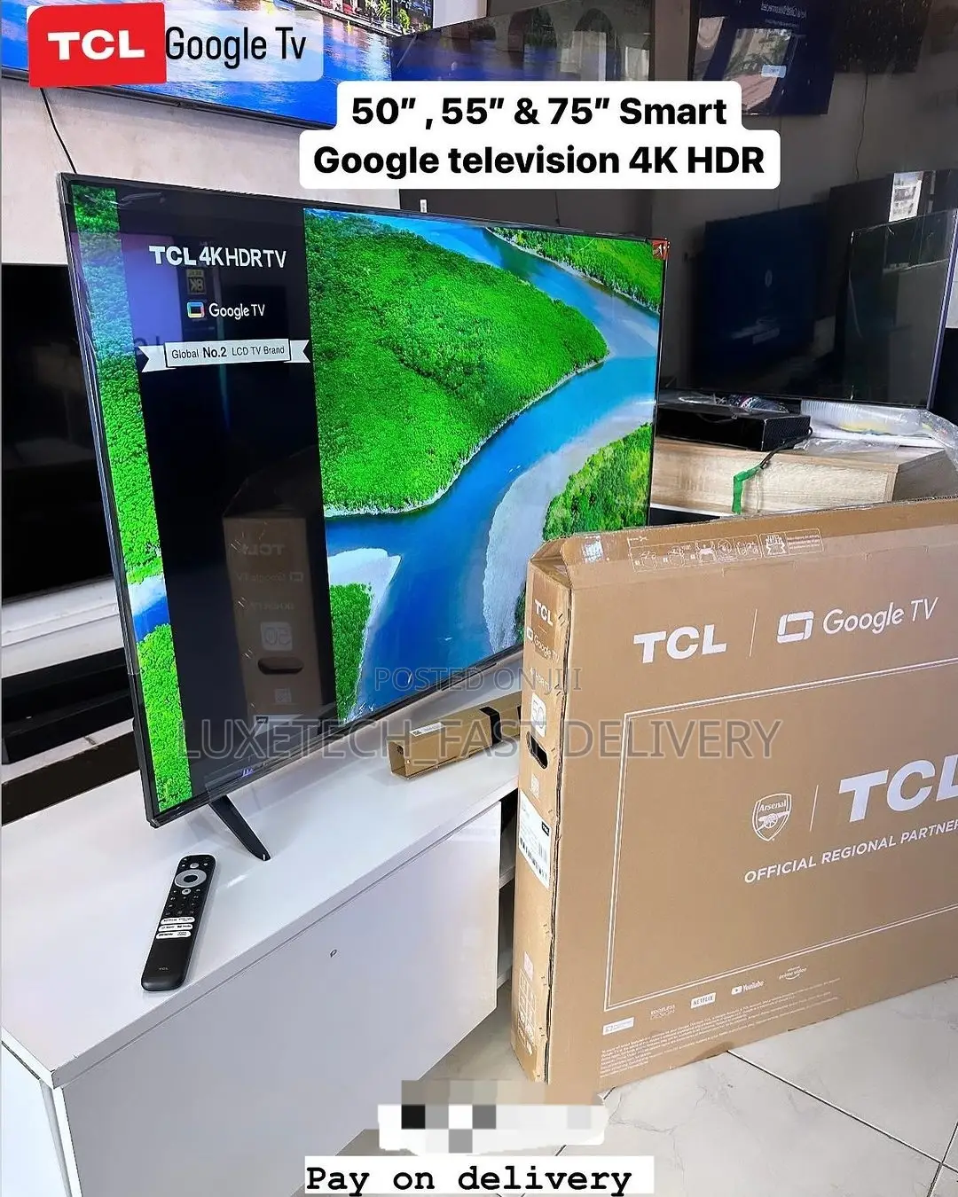 TCL 50 Inches Smart Android Uhd Resolution Google TV