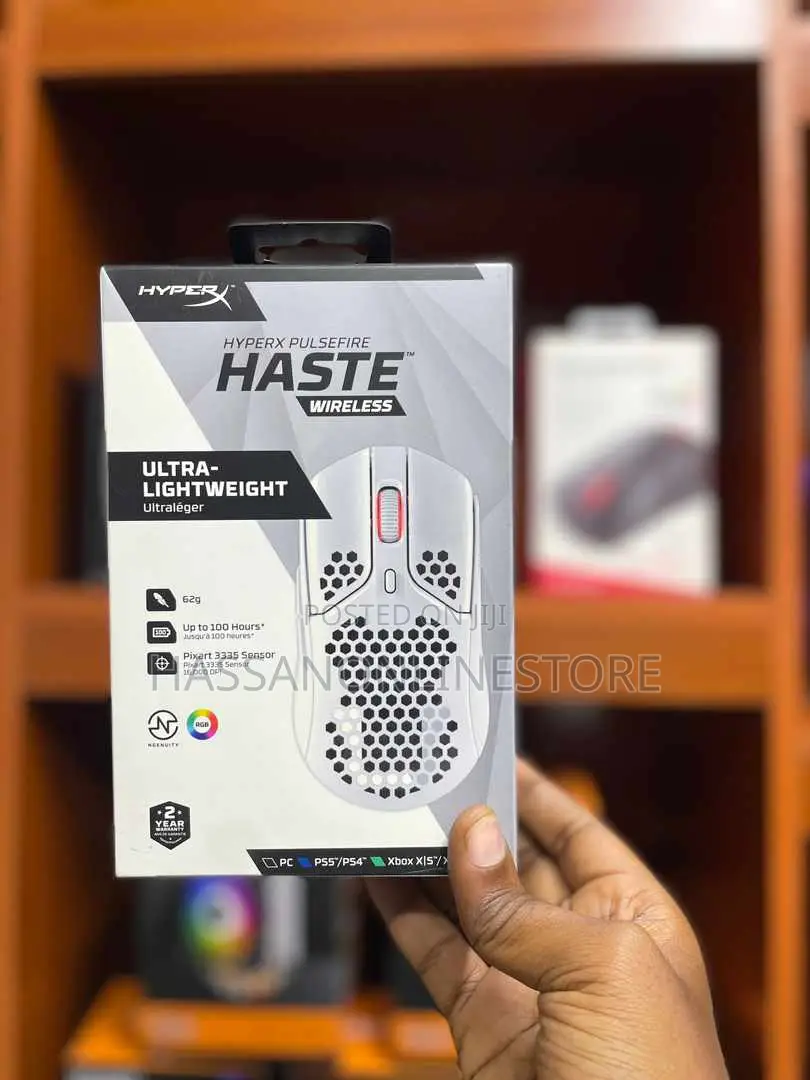 Hyperx Pulsefire Haste - Wireless Gaming Mouse - White