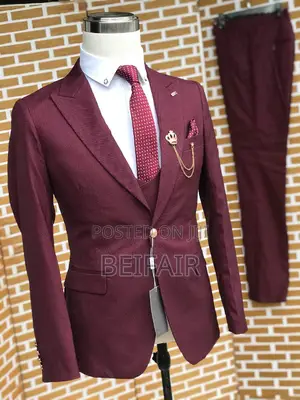 Suti Za Kiume | Men's Suits | Maroon