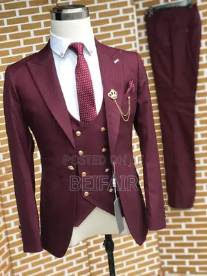 Suti Za Kiume | Men's Suits | Maroon