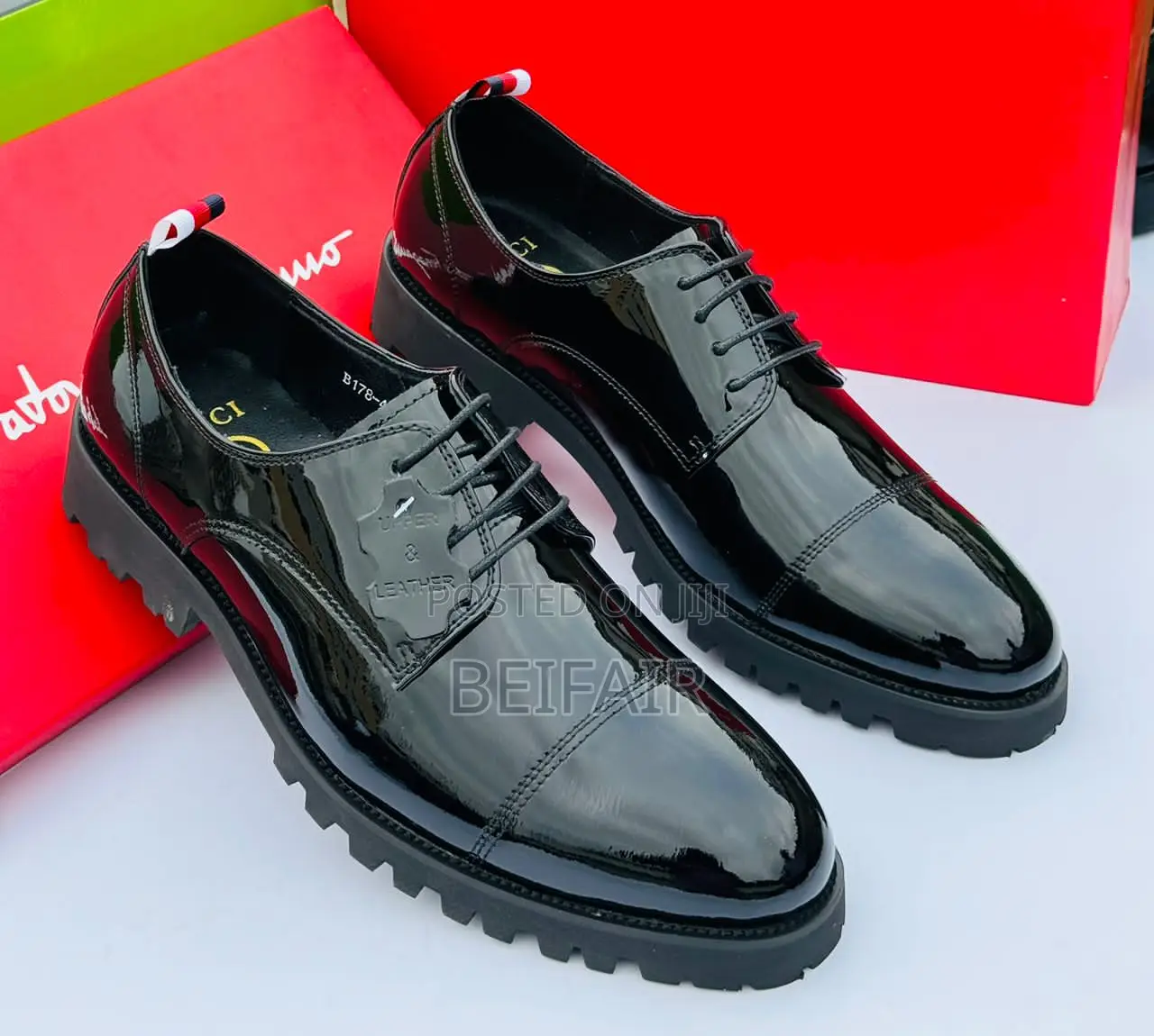 Original Leather Gucci Men's Shoes | Viatu Vya Ngozi