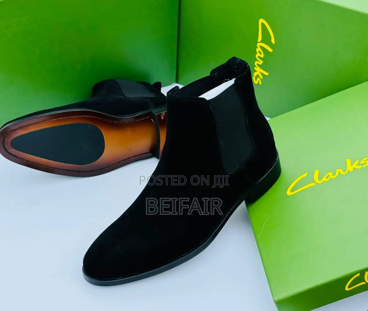 Original Clarks Leather Boots | Buti Za Kiume