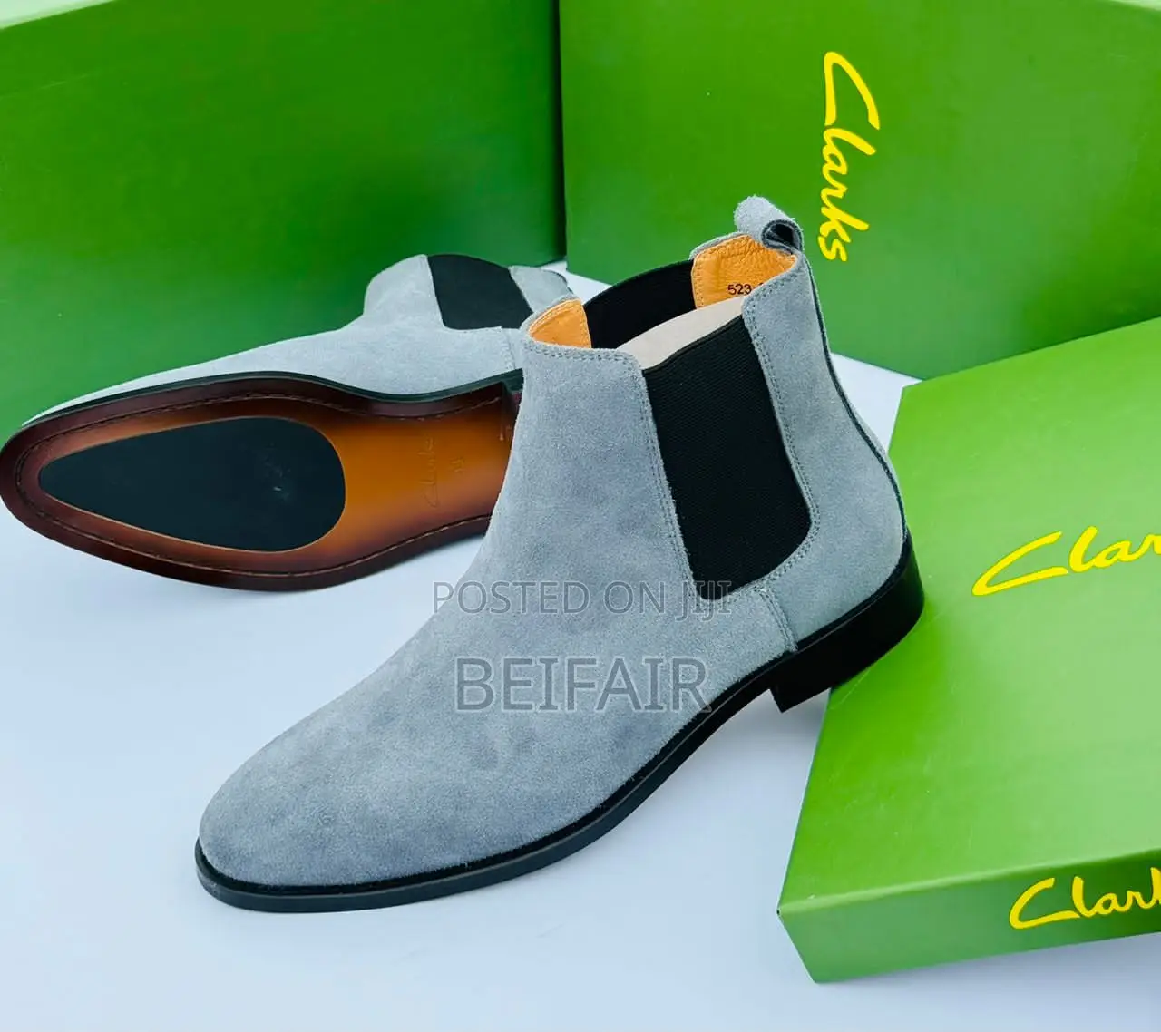 Original Clarks Leather Boots | Buti Za Kiume