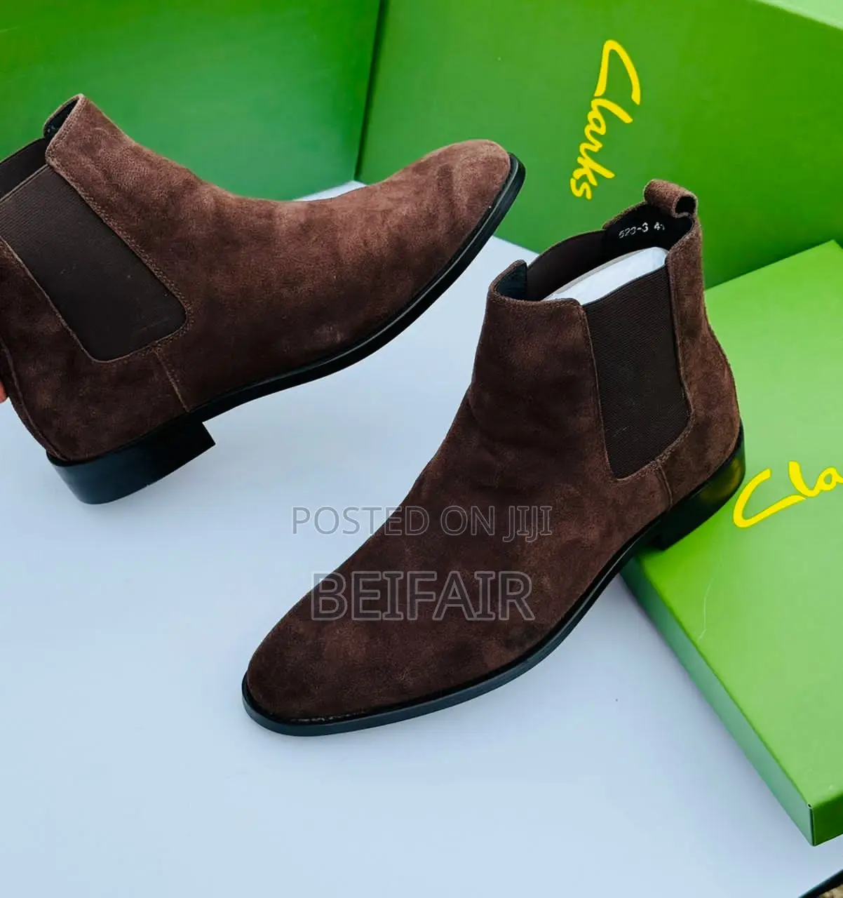 Original Leather Clarks Boots | Viatu Vya Ngozi Vya Kiume