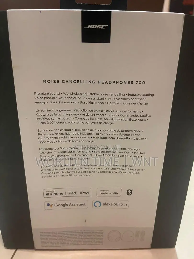 Bose Noise Cancelling Headphones 700