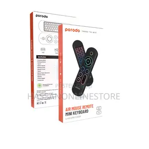 Porodo Air Mouse Remote Mini Keyboard