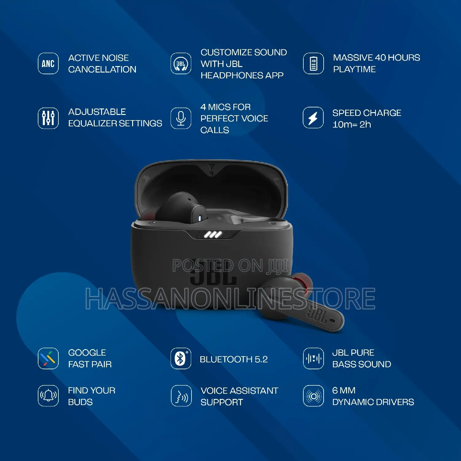 JBL Tune 235NC True Wireless Earbuds