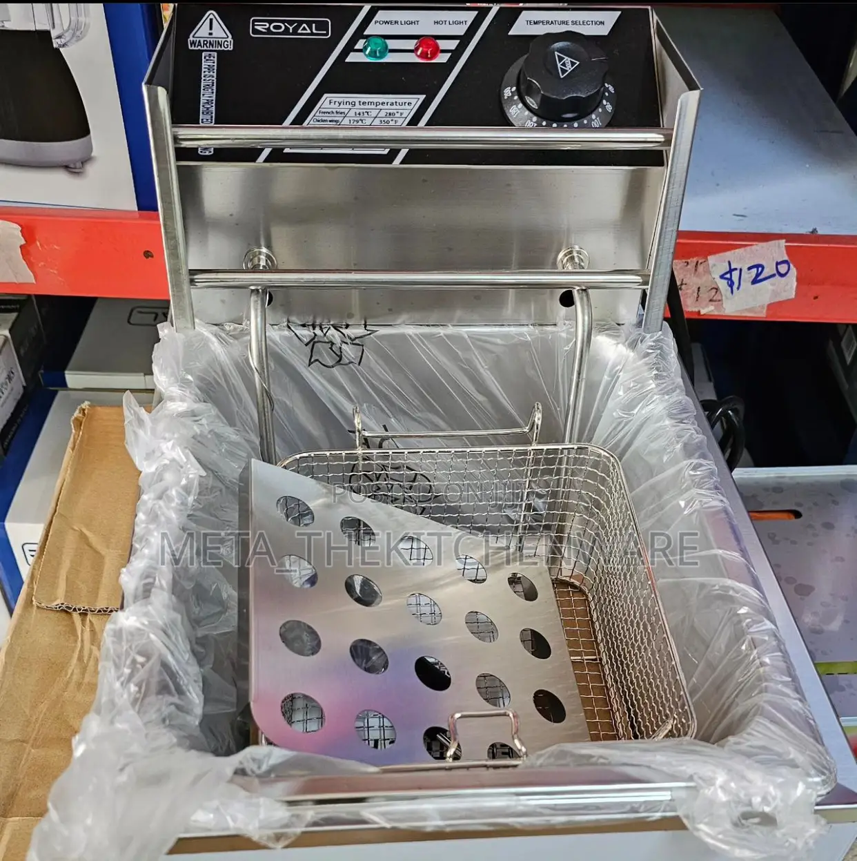 Europe Commercial Electric Deep Fryer 6L