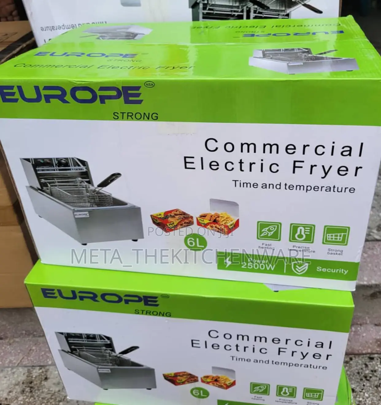 Europe Commercial Electric Deep Fryer 6L