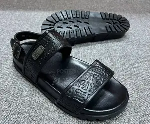 Mens Sandals Original Material Leather Rubber