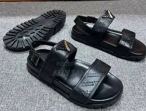 Mens Sandals Original Material Leather Rubber
