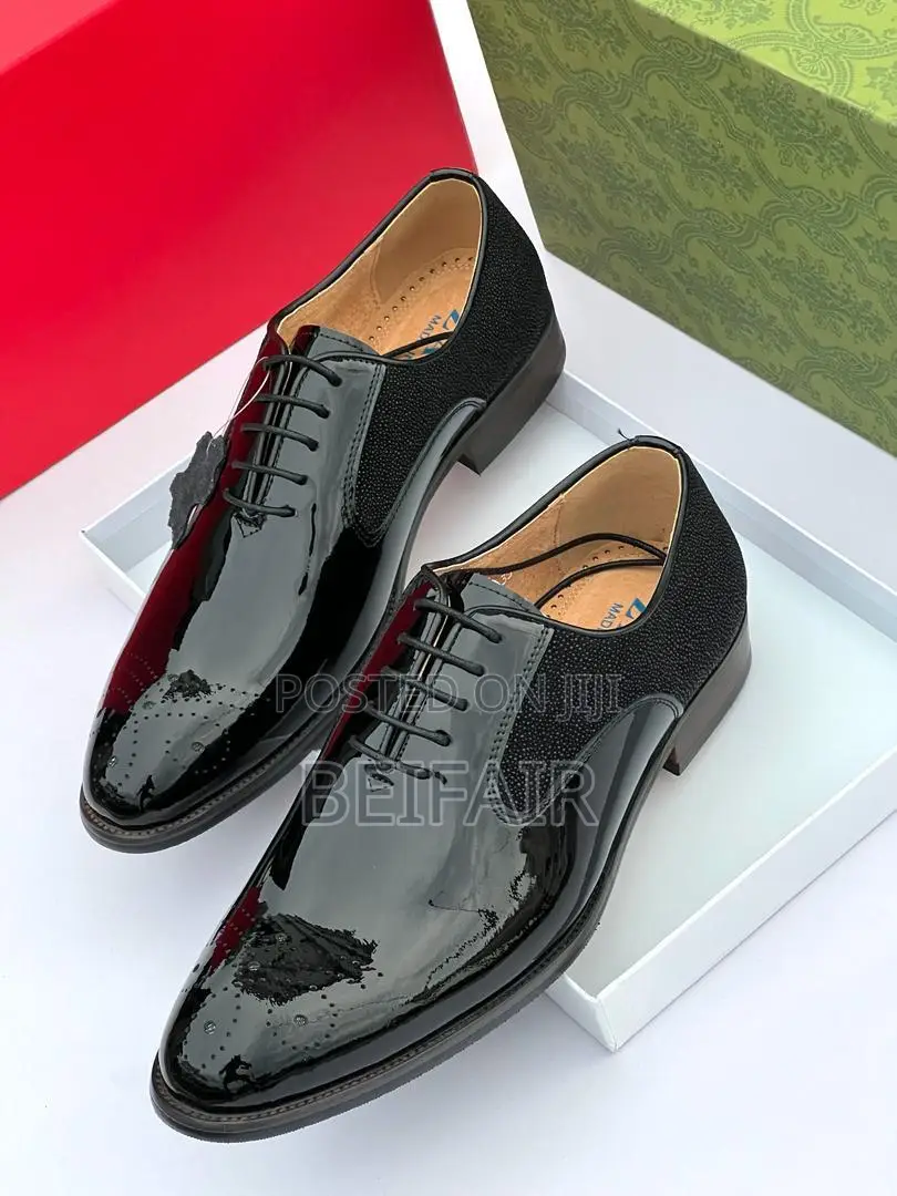 Viatu Vya Kiume | Men's Original Leather Shoes | Ngozi