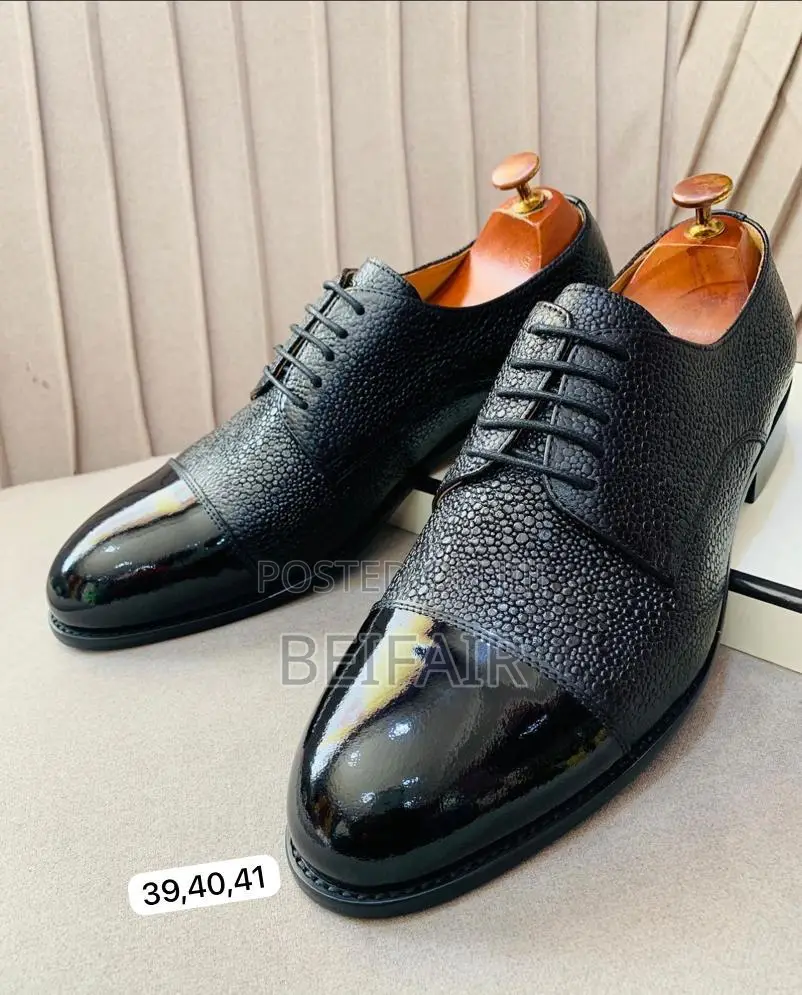Viatu Vya Kiume | Men's Original Leather Shoes | Ngozi
