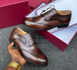 Original Men's Leather Shoes | Viatu Vya Ngozi