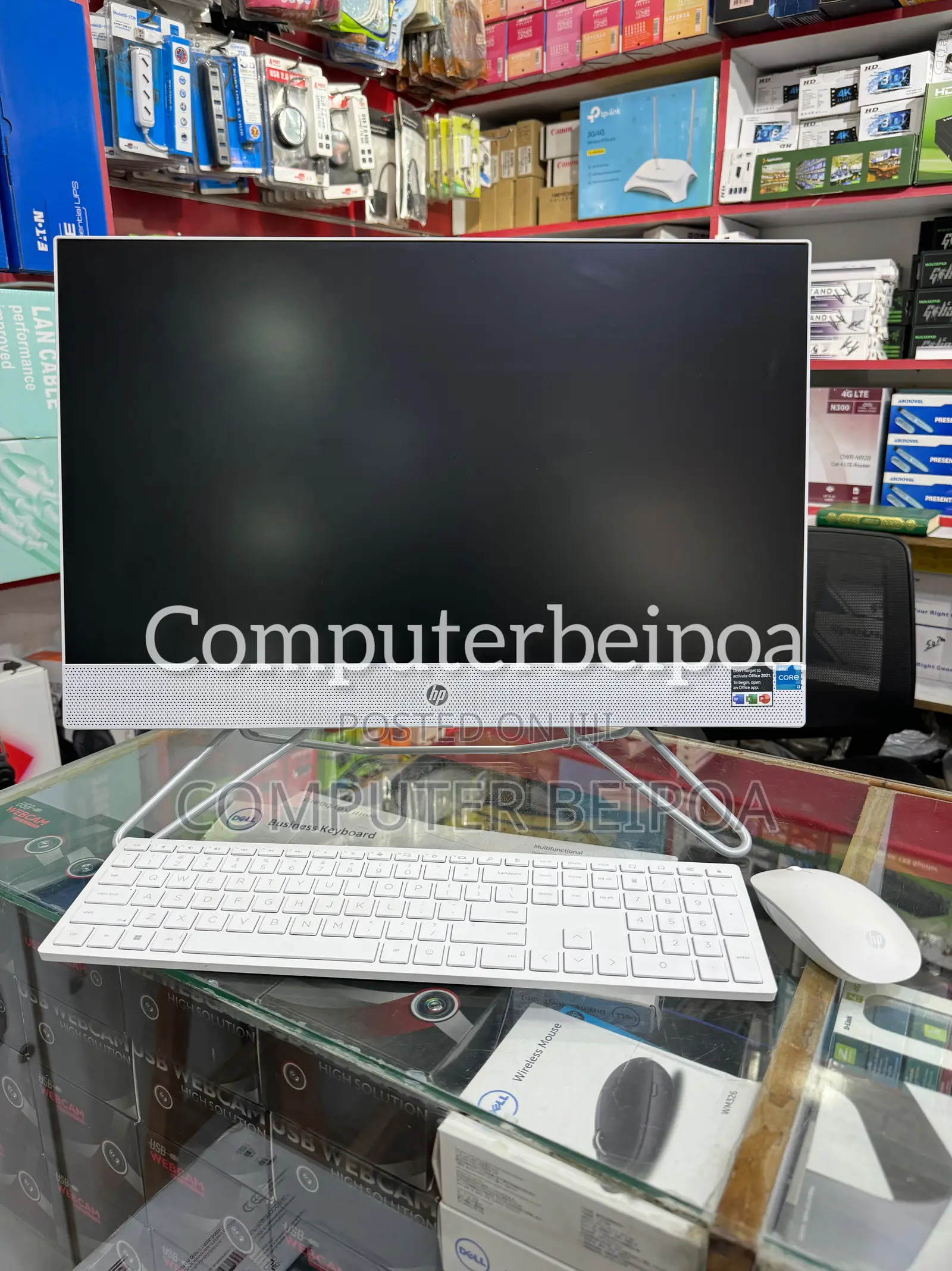 New Desktop Computer HP AiO 22 8GB Intel SSD 512GB