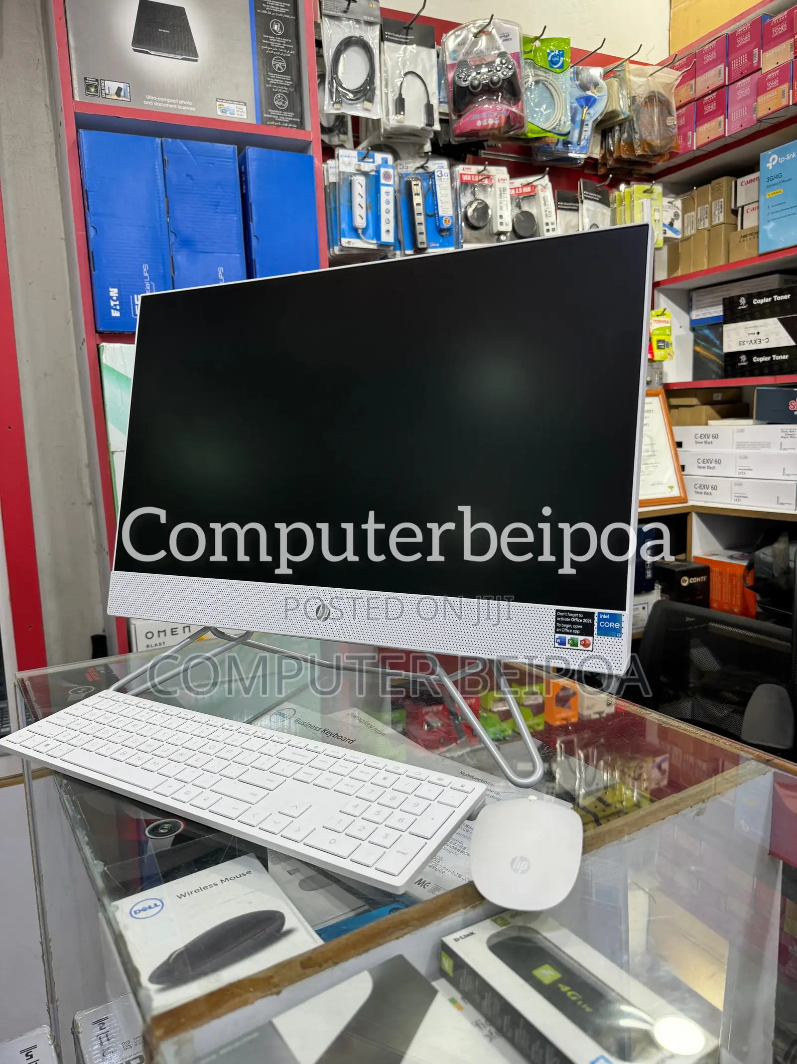 New Desktop Computer HP AiO 22 8GB Intel SSD 512GB