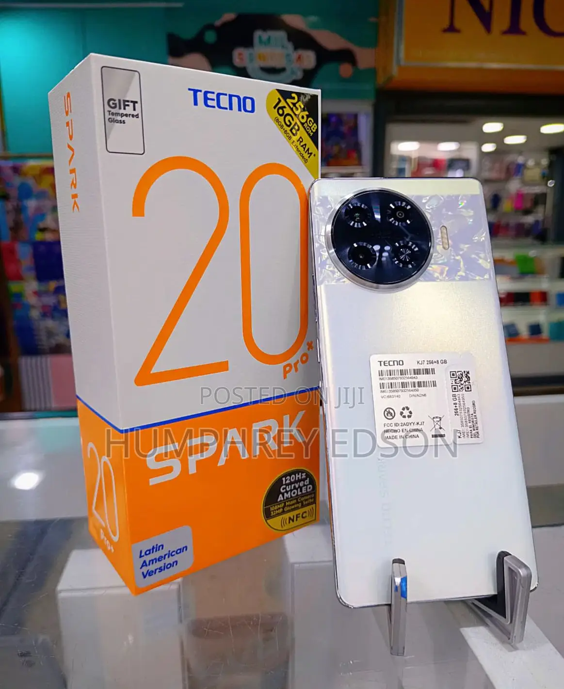 New Tecno Spark 20 Pro Plus 256 GB White