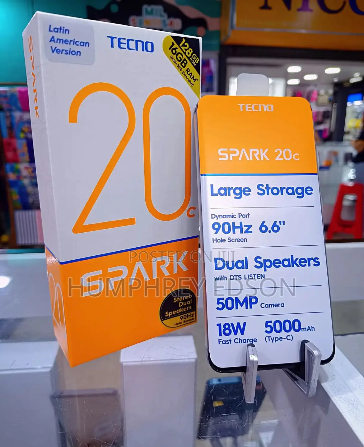 New Tecno Spark 20 128 GB Black