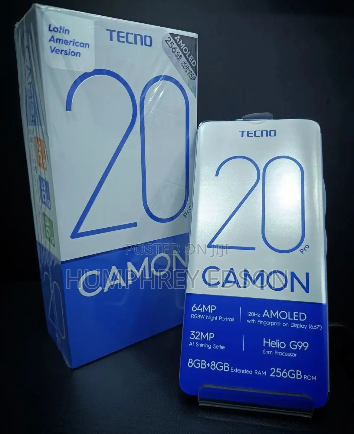 New Tecno Camon 20 Pro 256 GB Blue