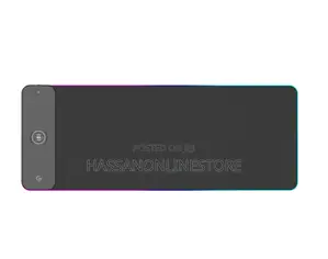 Porodo Gaming RGB Gaming Mouse Pad With Wireless Charge