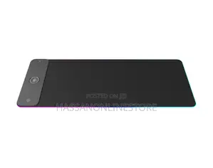 Porodo Gaming RGB Gaming Mouse Pad With Wireless Charge