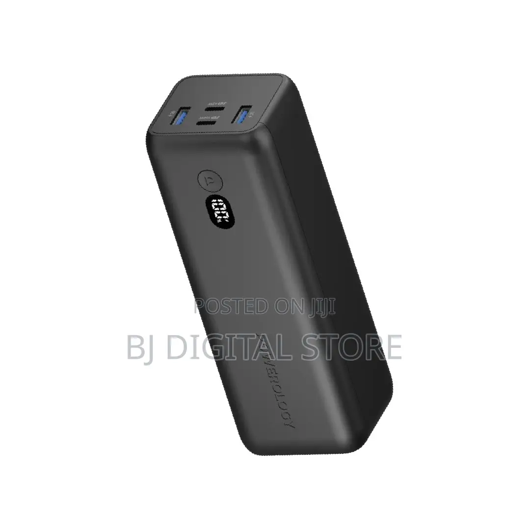 Powerology Onyx 30000mah Dual USB-C Power Bank
