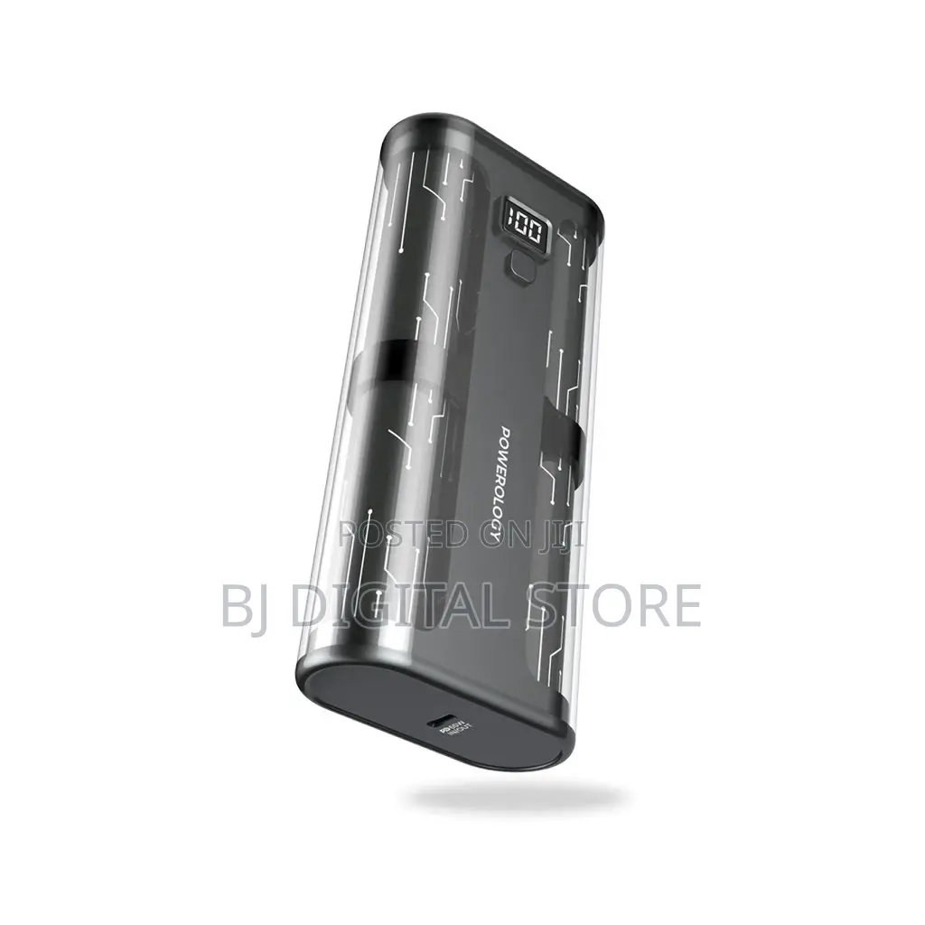Powerology Crystalline Series Powerbank 20000mah PD 65W - Tr