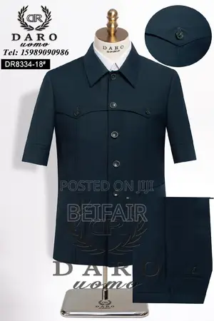 Kaunda Suit High Quality | Men's Suits | Short Sleeves