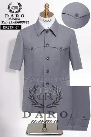 Kaunda Suit High Quality | Men's Suits | Short Sleeves