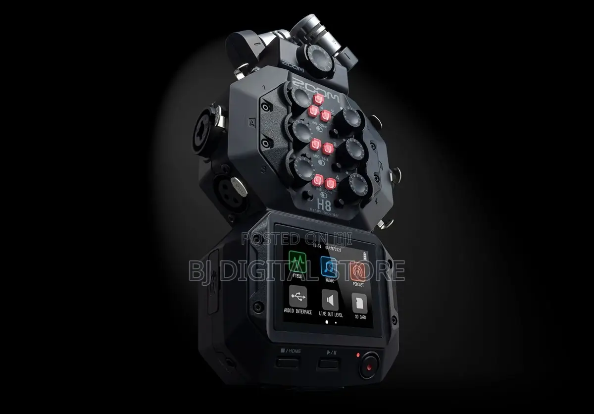 Zoom H8 8-Input / 12-Track Portable Handy Recorder
