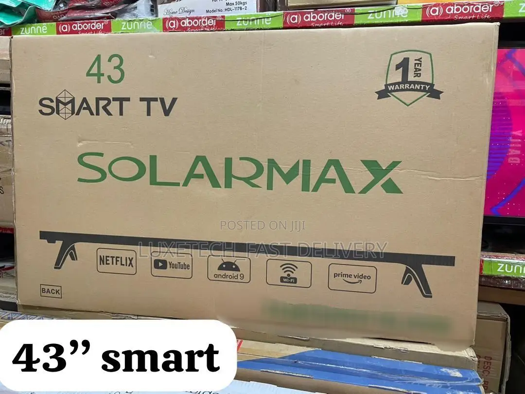 Solarmax 43 Inches Smart TV Full HD Resolution