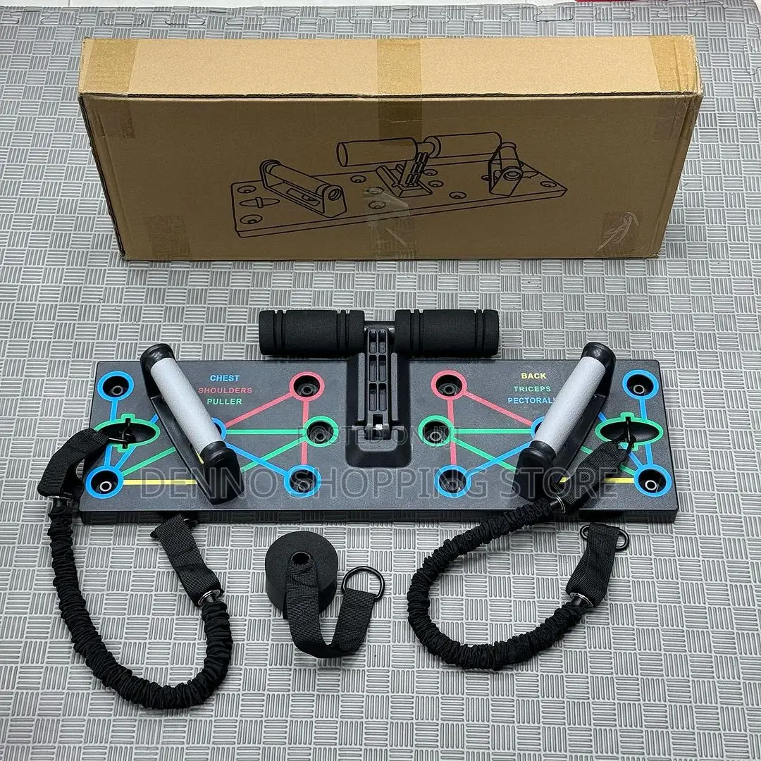 Push Up Board Resistance Band Sit Up Lock