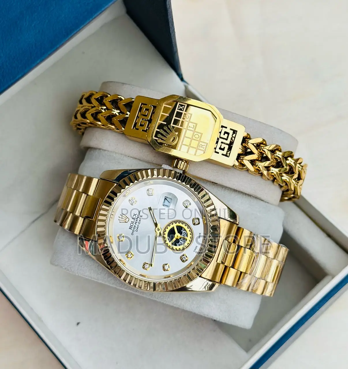 A Set of Watch and Bracelet
