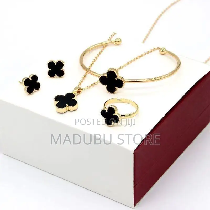 A Set of Chain, Earrings, Bracelet