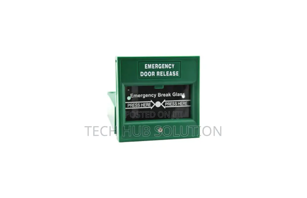 Emergency Break Glass, Green Color