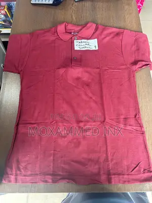 Maroon Callar Small Shirt