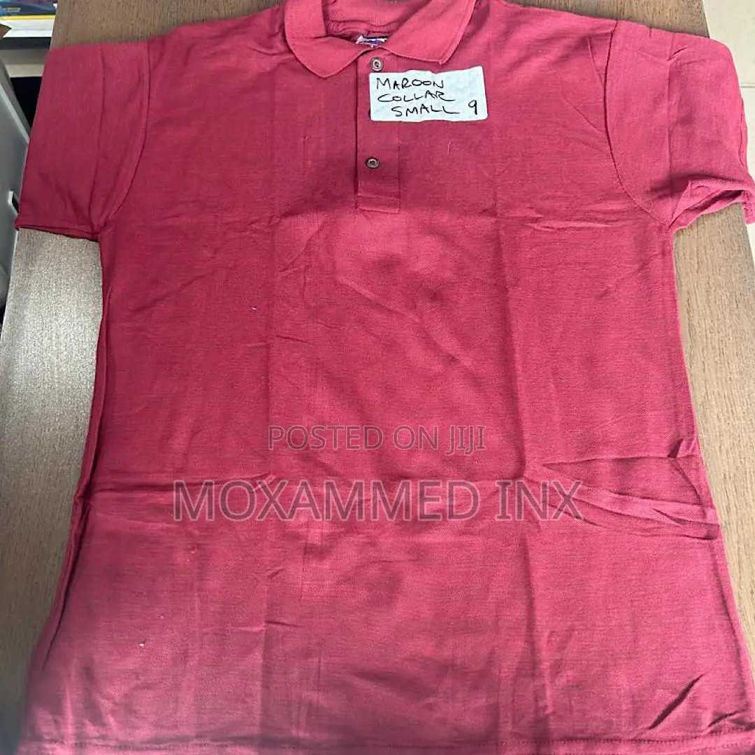 Maroon Callar Small Shirt