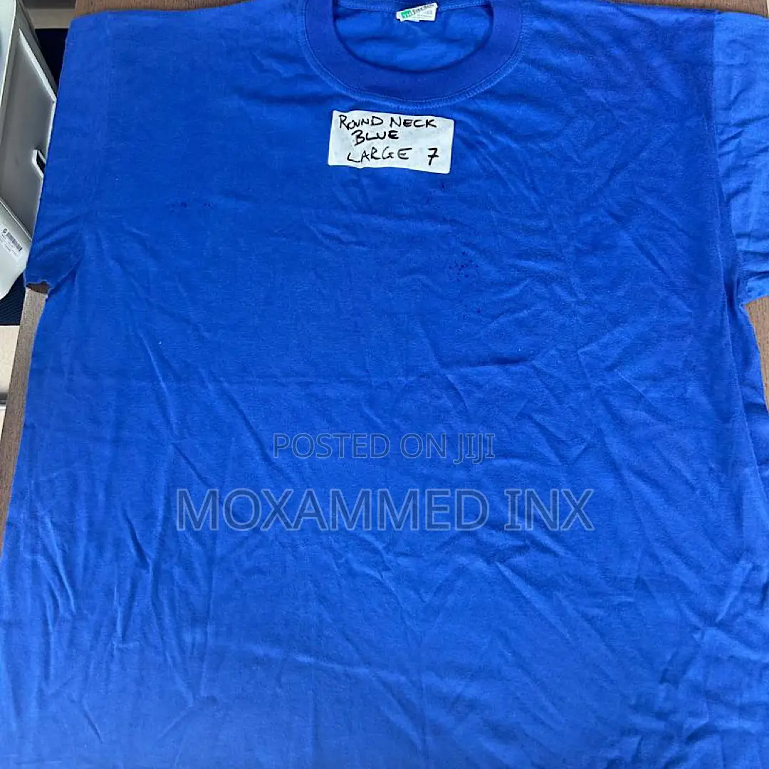 Round Neck Blue Large Shirt
